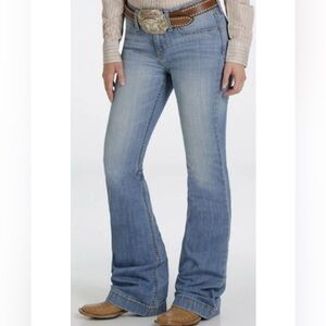 Cinch Women’s Indigo Lynden Trouser Jeans Size 30/9 Western Denim Casual